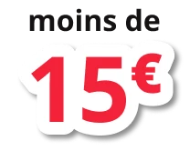 moins de 15€