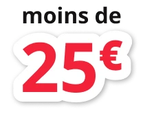 moins de 25€