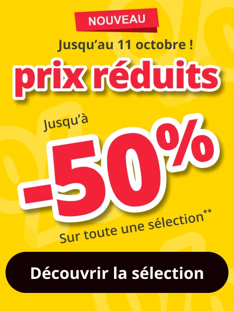 Profitez de nos prix réduits