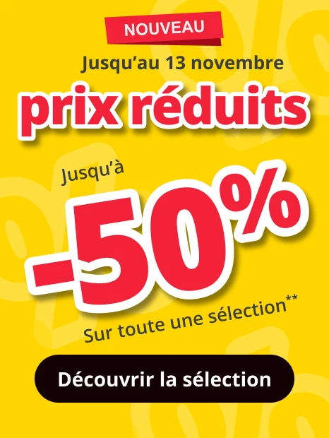 Profitez de nos prix réduits